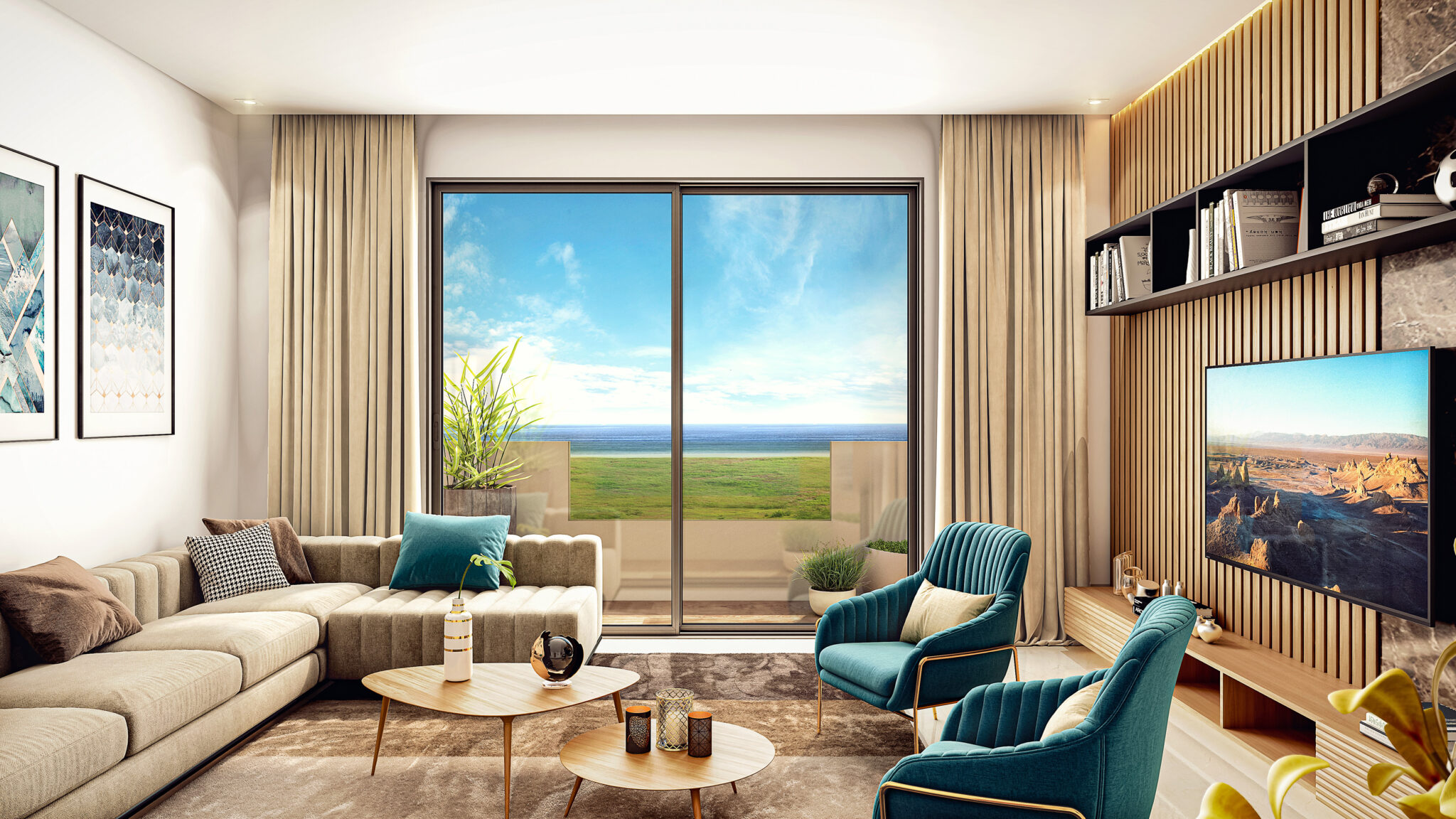 Résidence fermée de standing située à Dar Bouazza