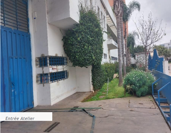 Usine à vendre sur la zone industrielle de MOHAMMEDIA